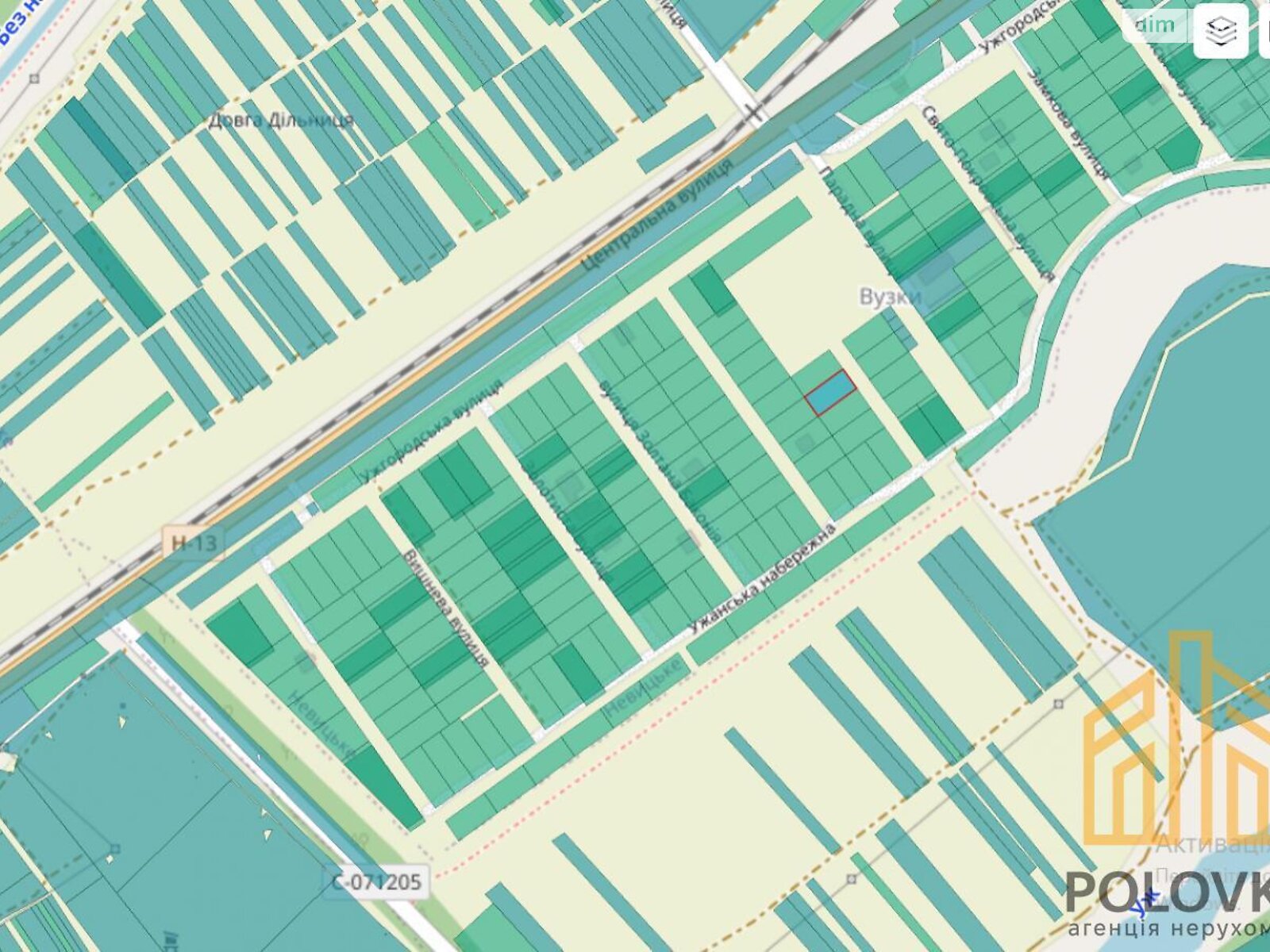 Земельный участок под жилую застройку в Невицком, площадь 8 соток фото 1 Земельный участок под жилую застройку в Невицком, площадь 8 соток фото 1