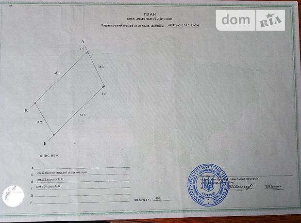 Земля под жилую застройку в селе Андреевка, площадь 47 соток фото 1 Земля под жилую застройку в селе Андреевка, площадь 47 соток фото 1