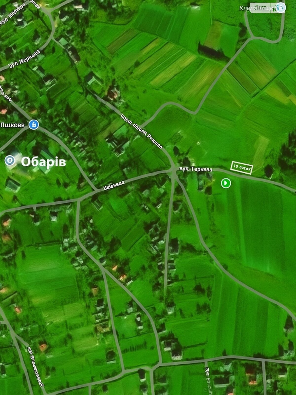 Земельна ділянка під житлову забудову в Обарові, площа 10 соток фото 1