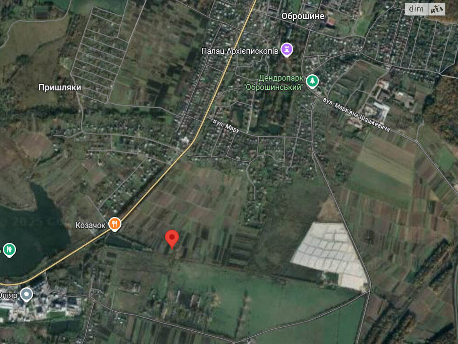 Земельна ділянка під житлову забудову в Оброшине, площа 8 соток фото 1 Земельна ділянка під житлову забудову в Оброшине, площа 8 соток фото 1