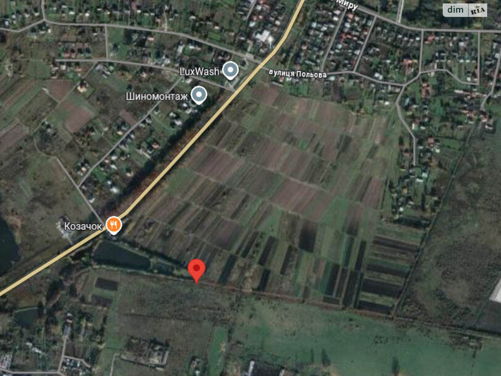 Земельна ділянка під житлову забудову в Оброшине, площа 7 соток фото 1 Земельна ділянка під житлову забудову в Оброшине, площа 7 соток фото 1