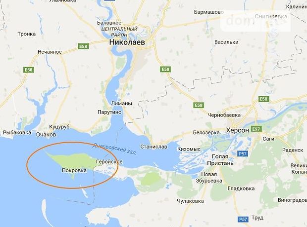 Чернобаевка карта украина