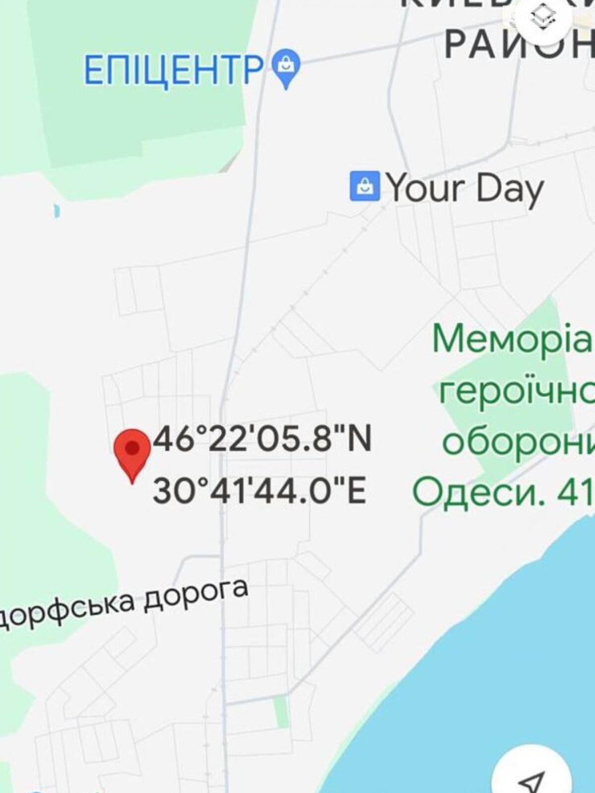 Земля под жилую застройку в Одессе, район Черноморка, площадь 10 соток фото 1
