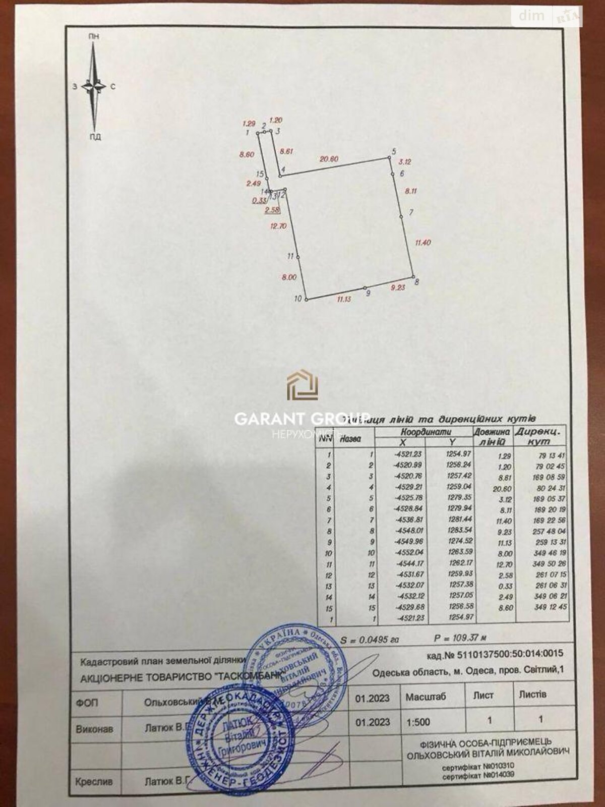 Земля під житлову забудову в Одесі, район Приморський, площа 5 соток фото 1 Земля під житлову забудову в Одесі, район Приморський, площа 5 соток фото 1