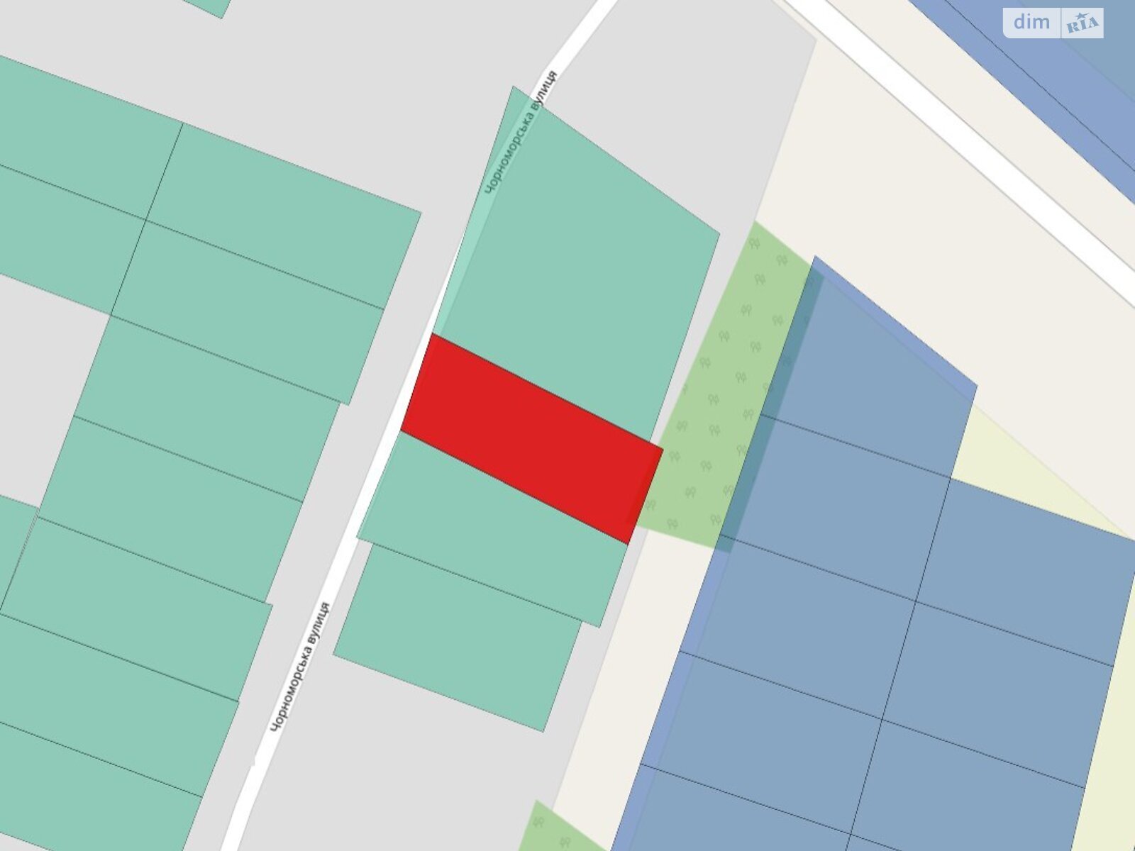 Земля под жилую застройку в Овидиополе, район Овидиополь, площадь 9.99 сотки фото 1