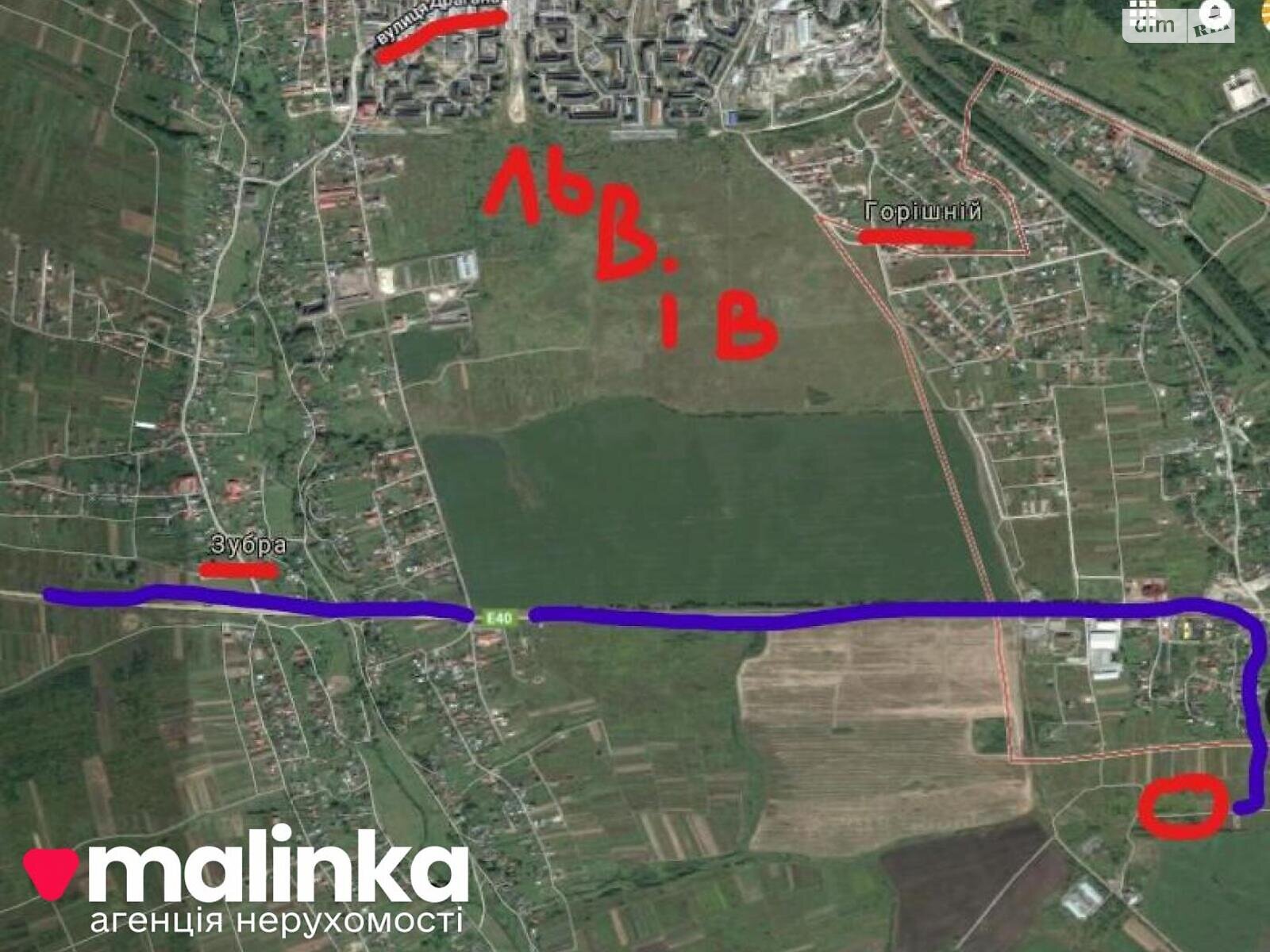 Земельна ділянка під житлову забудову в Пасіки-Зубрицькі, площа 20 соток фото 1