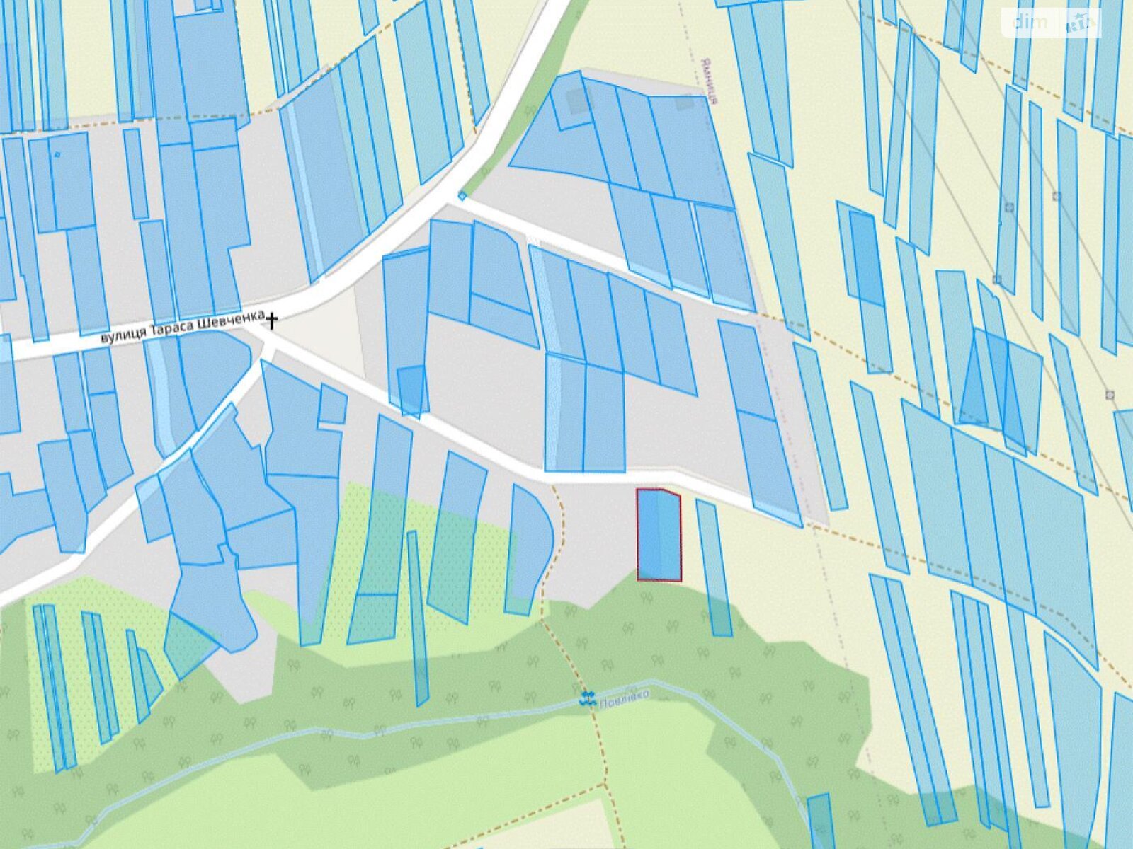 Земельный участок под жилую застройку в Павловке, площадь 15.7 сотки фото 1
