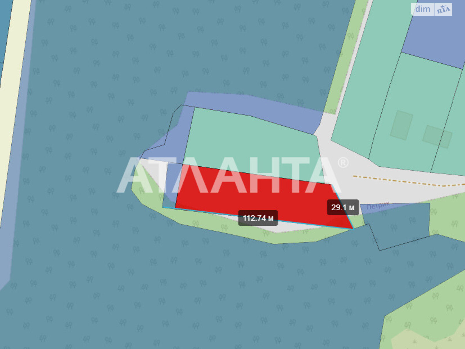 Земельный участок под жилую застройку в Петрике, площадь 27 соток фото 1 Земельный участок под жилую застройку в Петрике, площадь 27 соток фото 1