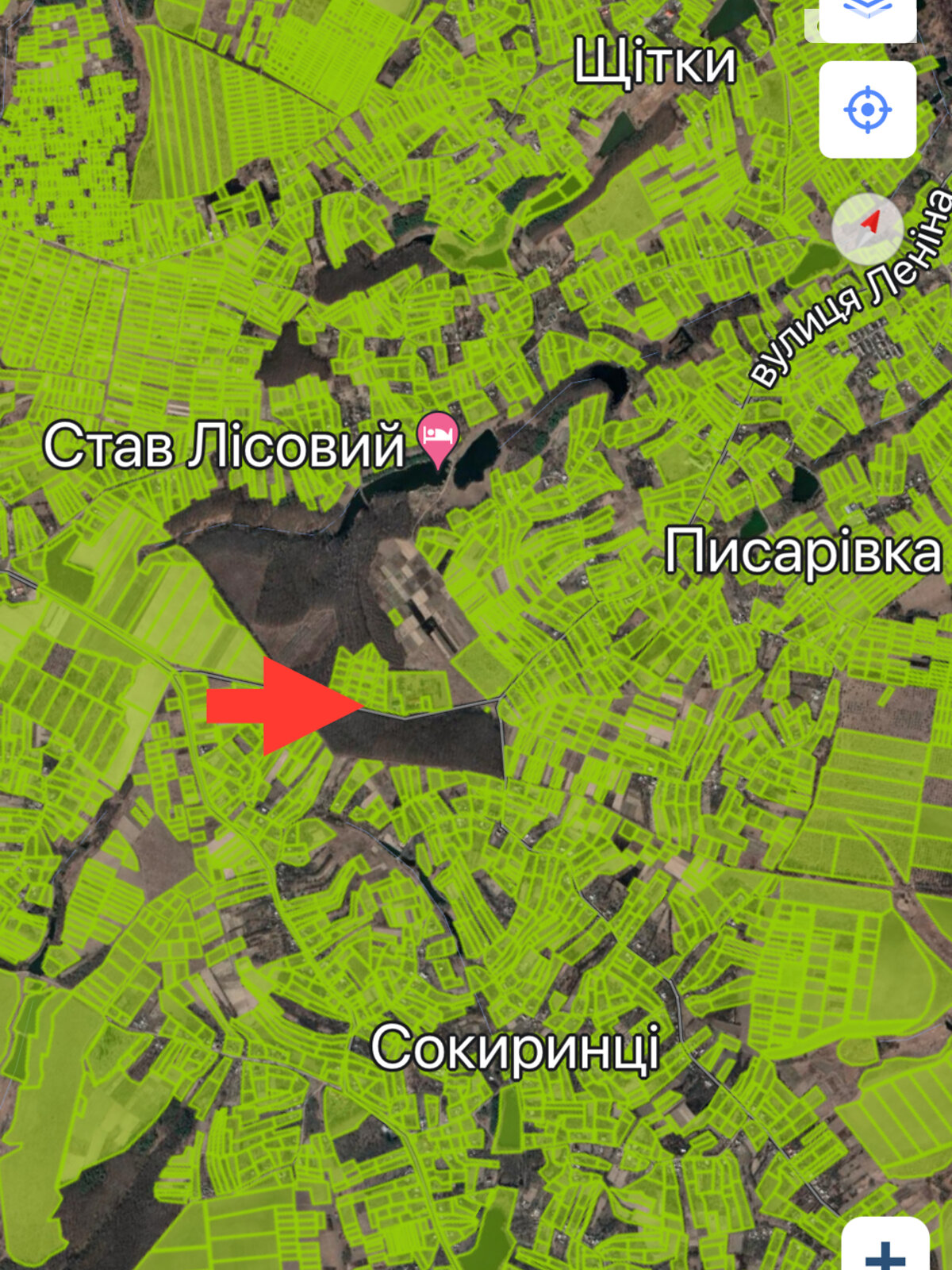 Земельный участок под жилую застройку в Писаревке, площадь 10 соток фото 1 Земельный участок под жилую застройку в Писаревке, площадь 10 соток фото 1