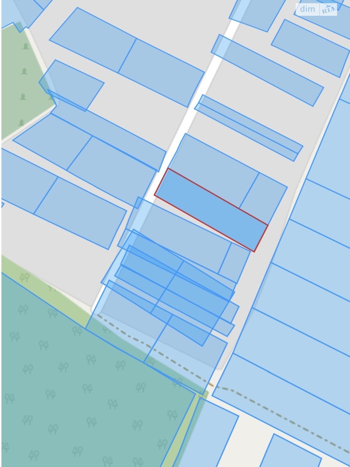 Земельна ділянка під житлову забудову в Пісках, площа 25 соток фото 1
