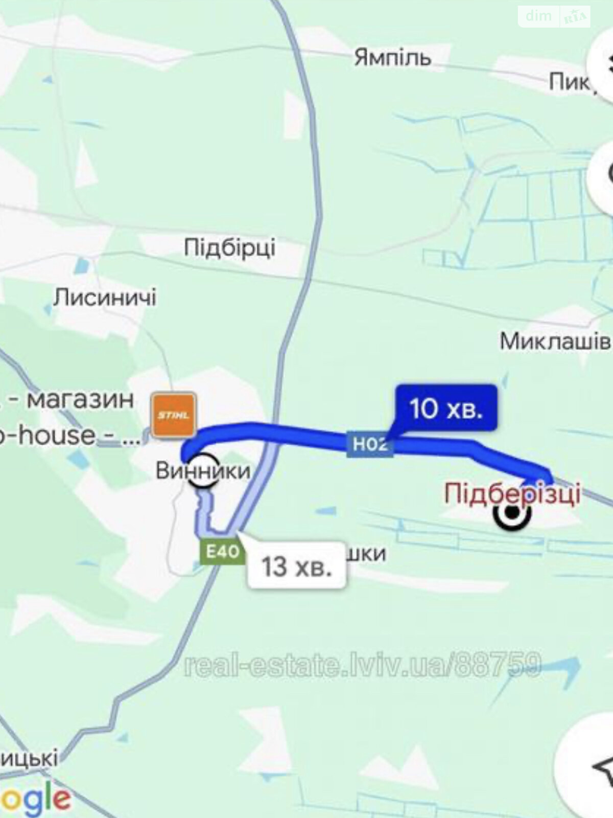 Земельна ділянка під житлову забудову в Підберізцях, площа 12 соток фото 1 Земельна ділянка під житлову забудову в Підберізцях, площа 12 соток фото 1