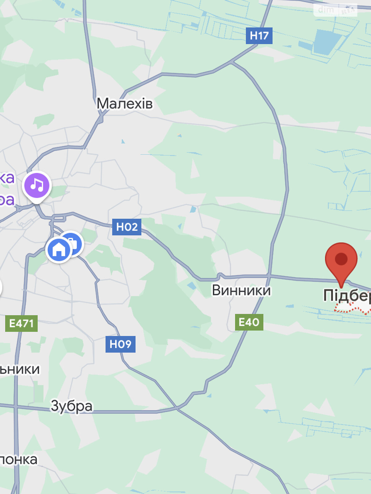 Земельна ділянка під житлову забудову в Підберізцях, площа 12 соток фото 1 Земельна ділянка під житлову забудову в Підберізцях, площа 12 соток фото 1
