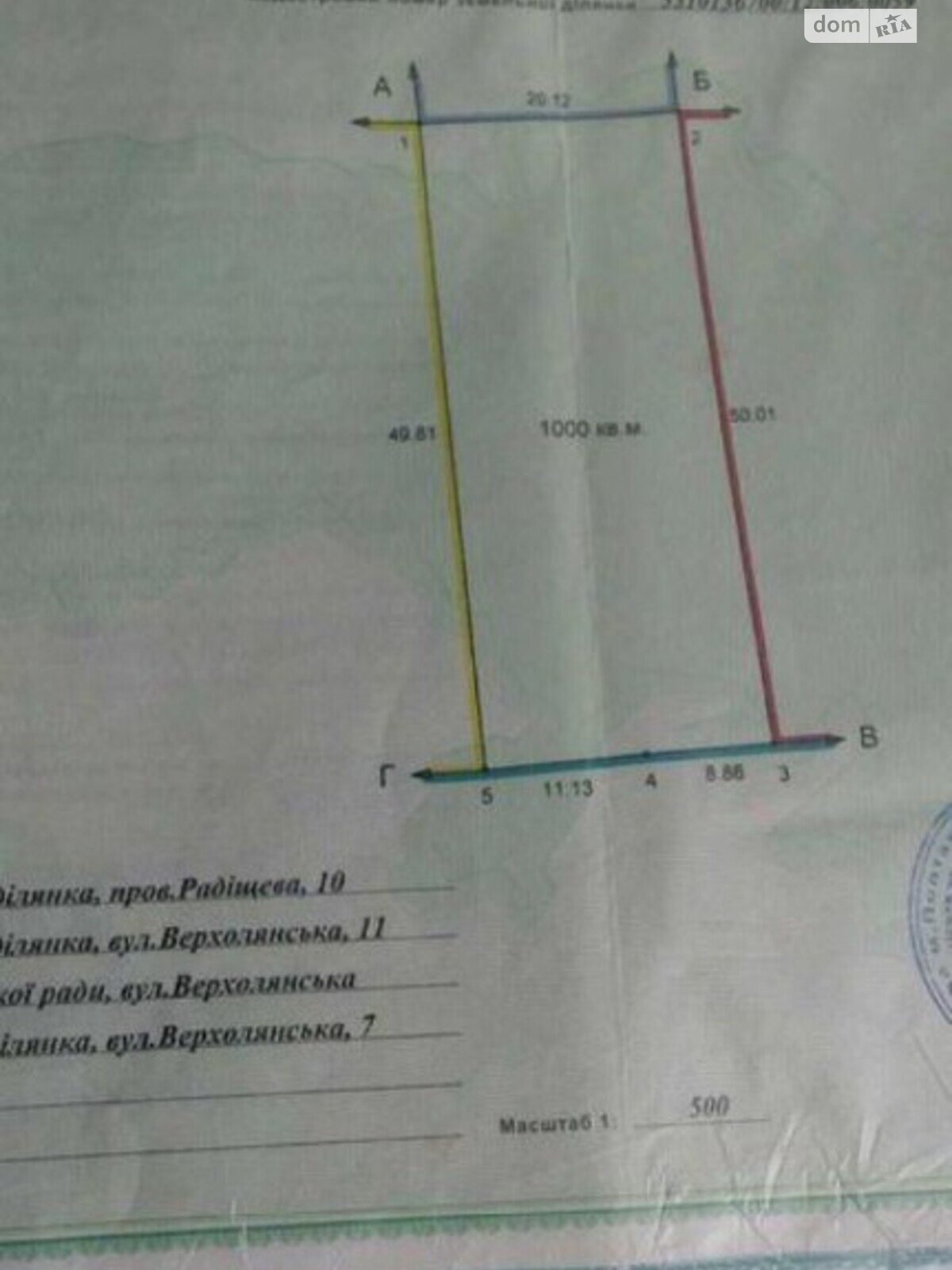 Земля під житлову забудову в Полтаві, район Лісок, площа 10 соток фото 1