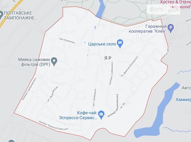 Земля под жилую застройку в Полтаве, район Яр, площадь 23.5 сотки фото 1 Земля под жилую застройку в Полтаве, район Яр, площадь 23.5 сотки фото 1
