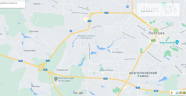 Земля под жилую застройку в Полтаве, район Яр, площадь 10 соток фото 1 Земля под жилую застройку в Полтаве, район Яр, площадь 10 соток фото 1