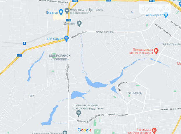 Земля под жилую застройку в Полтаве, район Яр, площадь 15 соток фото 1 Земля под жилую застройку в Полтаве, район Яр, площадь 15 соток фото 1