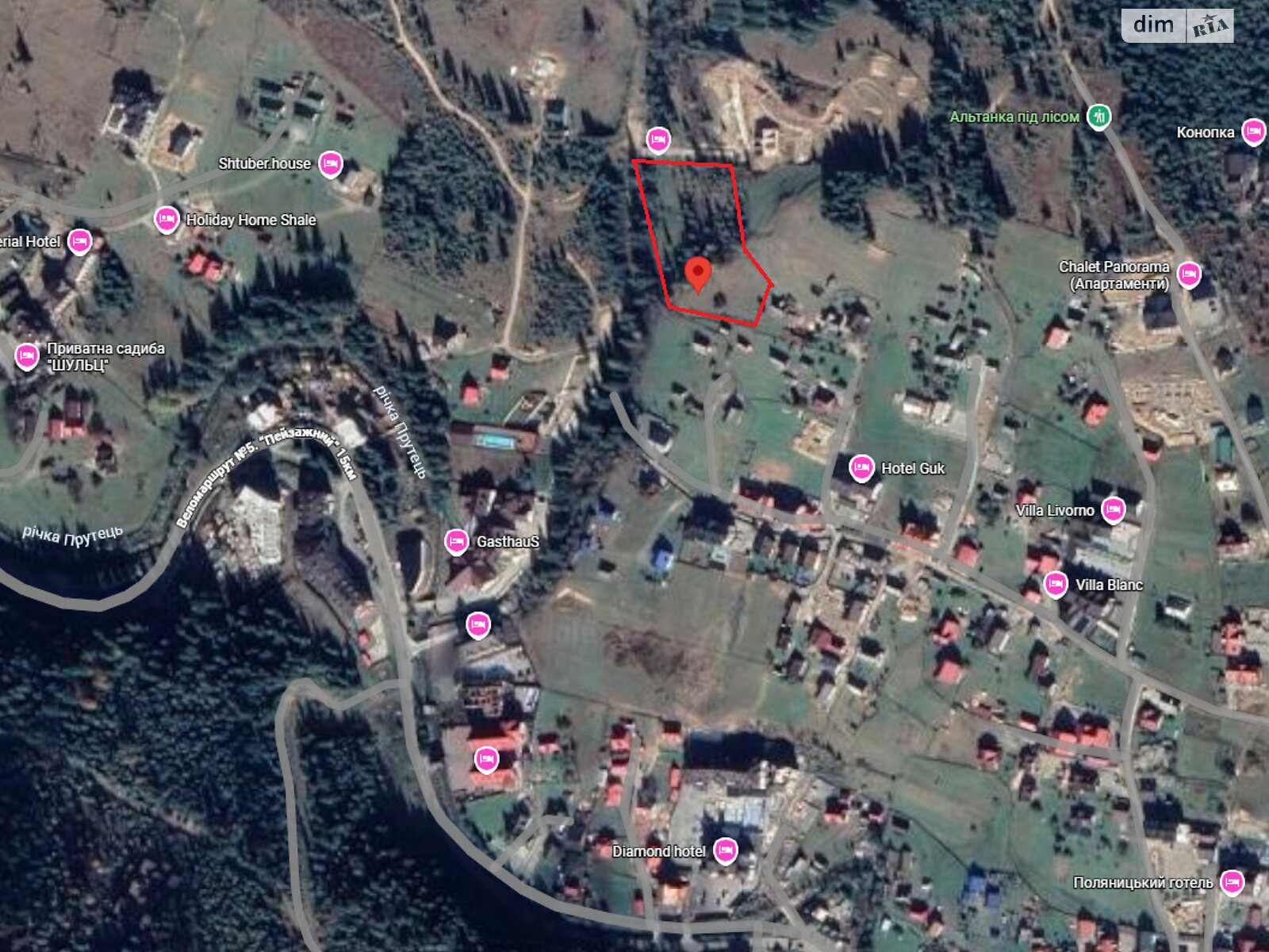 Земельный участок под жилую застройку в Поляниця, площадь 52.72 сотки фото 1 Земельный участок под жилую застройку в Поляниця, площадь 52.72 сотки фото 1