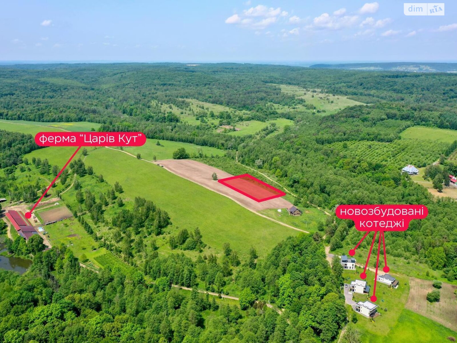 Земельна ділянка під житлову забудову в Полянах, площа 25 соток фото 1