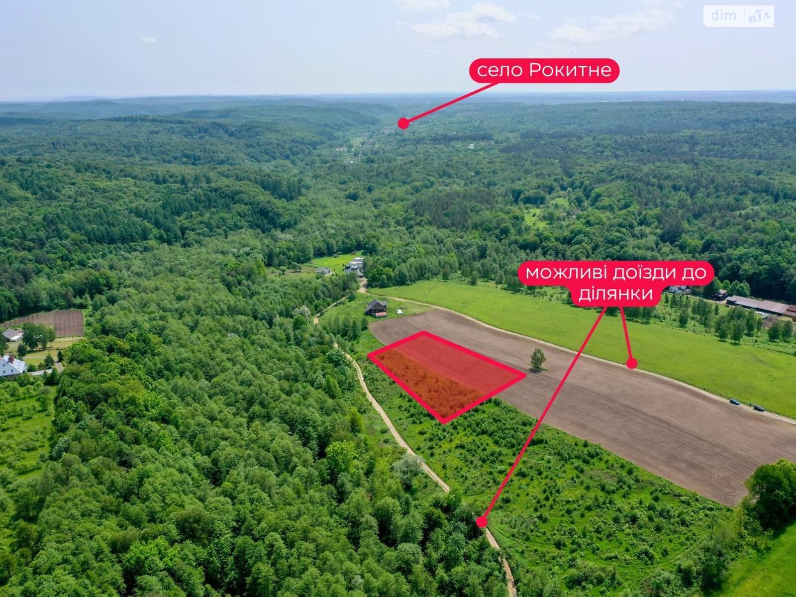 Земельна ділянка під житлову забудову в Полянах, площа 25 соток фото 1