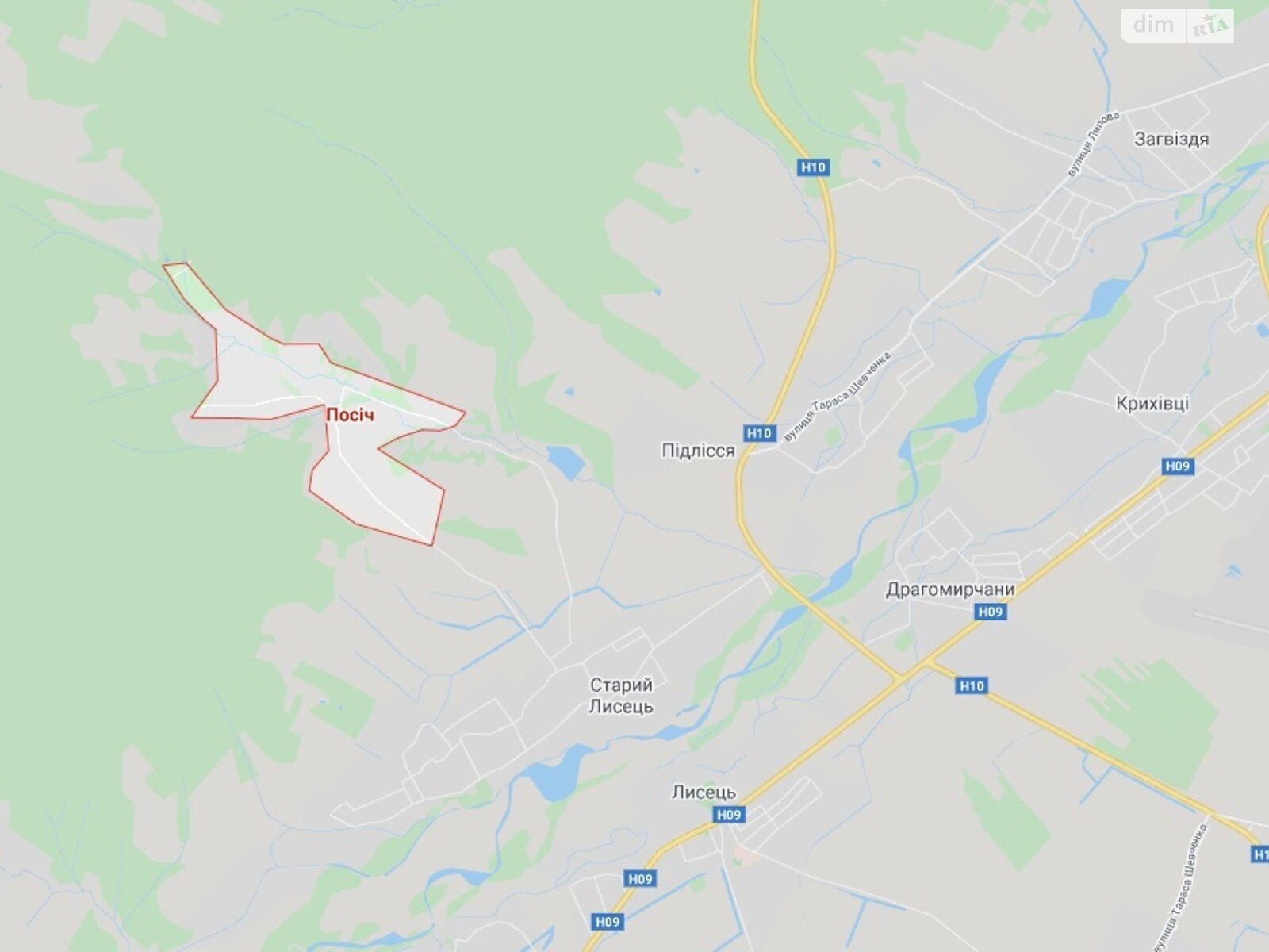 Земельна ділянка під житлову забудову в Посічі, площа 31 сотка фото 1 Земельна ділянка під житлову забудову в Посічі, площа 31 сотка фото 1