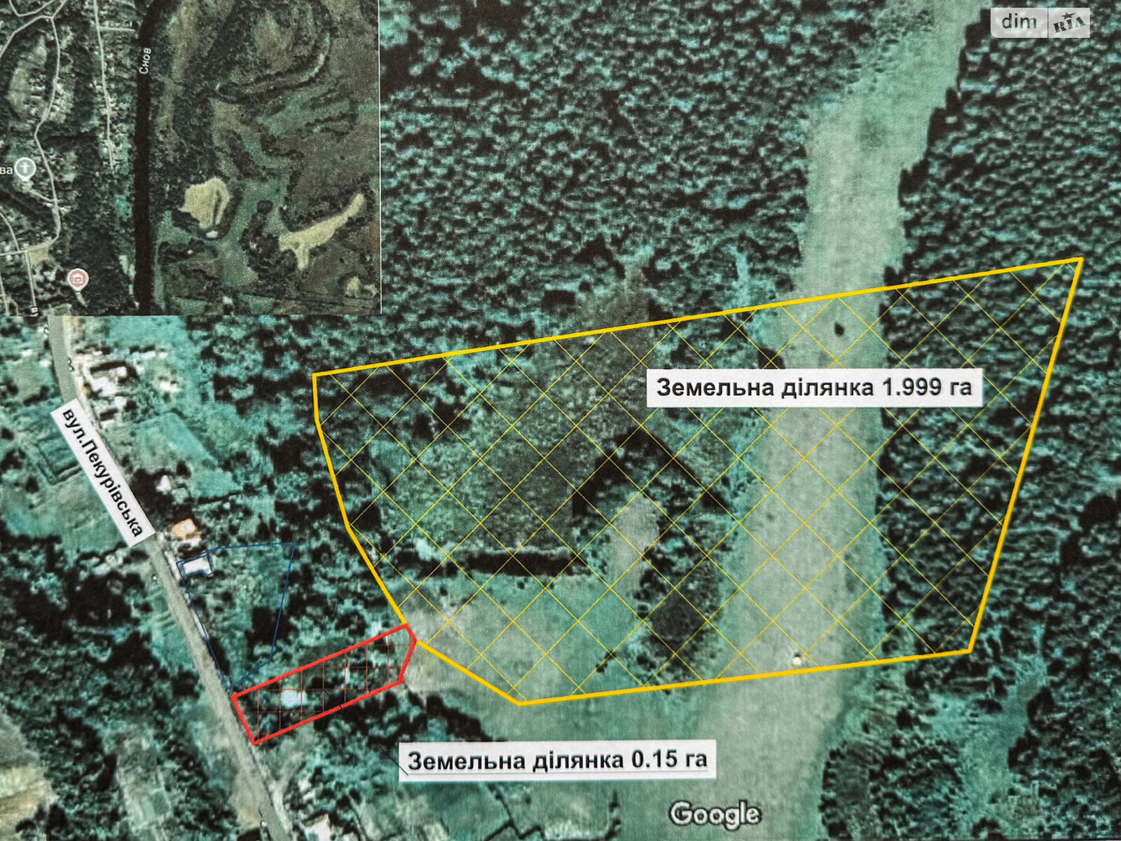 Земельный участок под жилую застройку в Седневе, площадь 215 соток фото 1 Земельный участок под жилую застройку в Седневе, площадь 215 соток фото 1