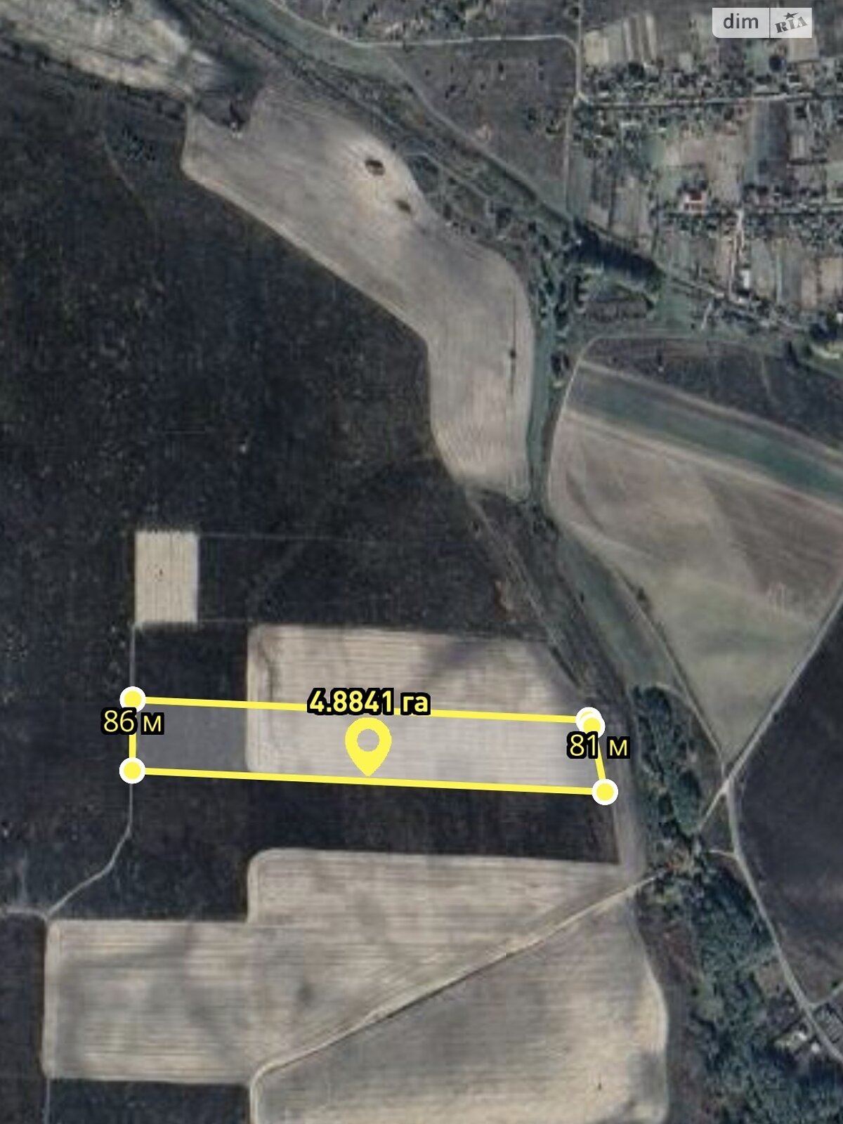 Земельный участок под жилую застройку в Севериновке, площадь 4.8841 Га фото 1 Земельный участок под жилую застройку в Севериновке, площадь 4.8841 Га фото 1