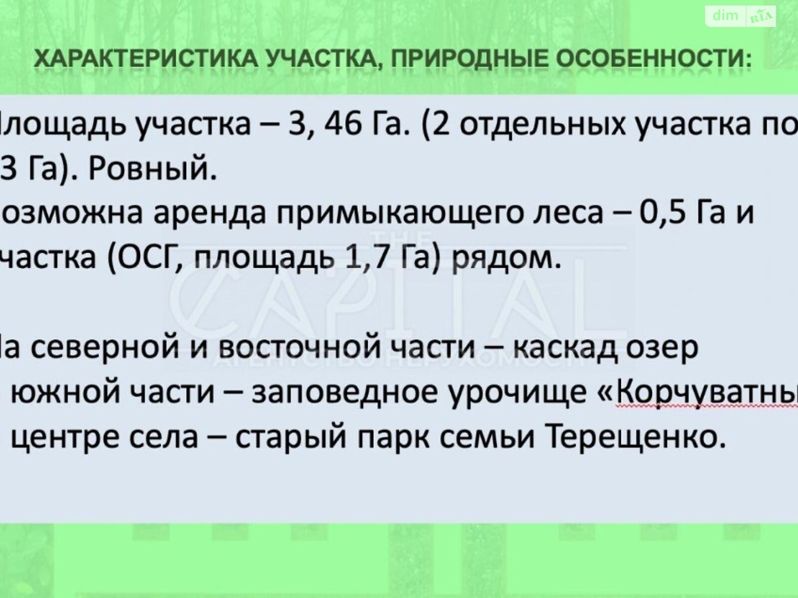 Земельна ділянка під житлову забудову в Шпитьках, площа 346 соток фото 1