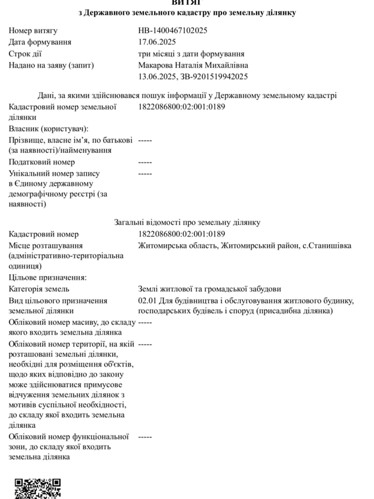 Земельный участок под жилую застройку в Станишовке, площадь 11.56 сотки фото 1