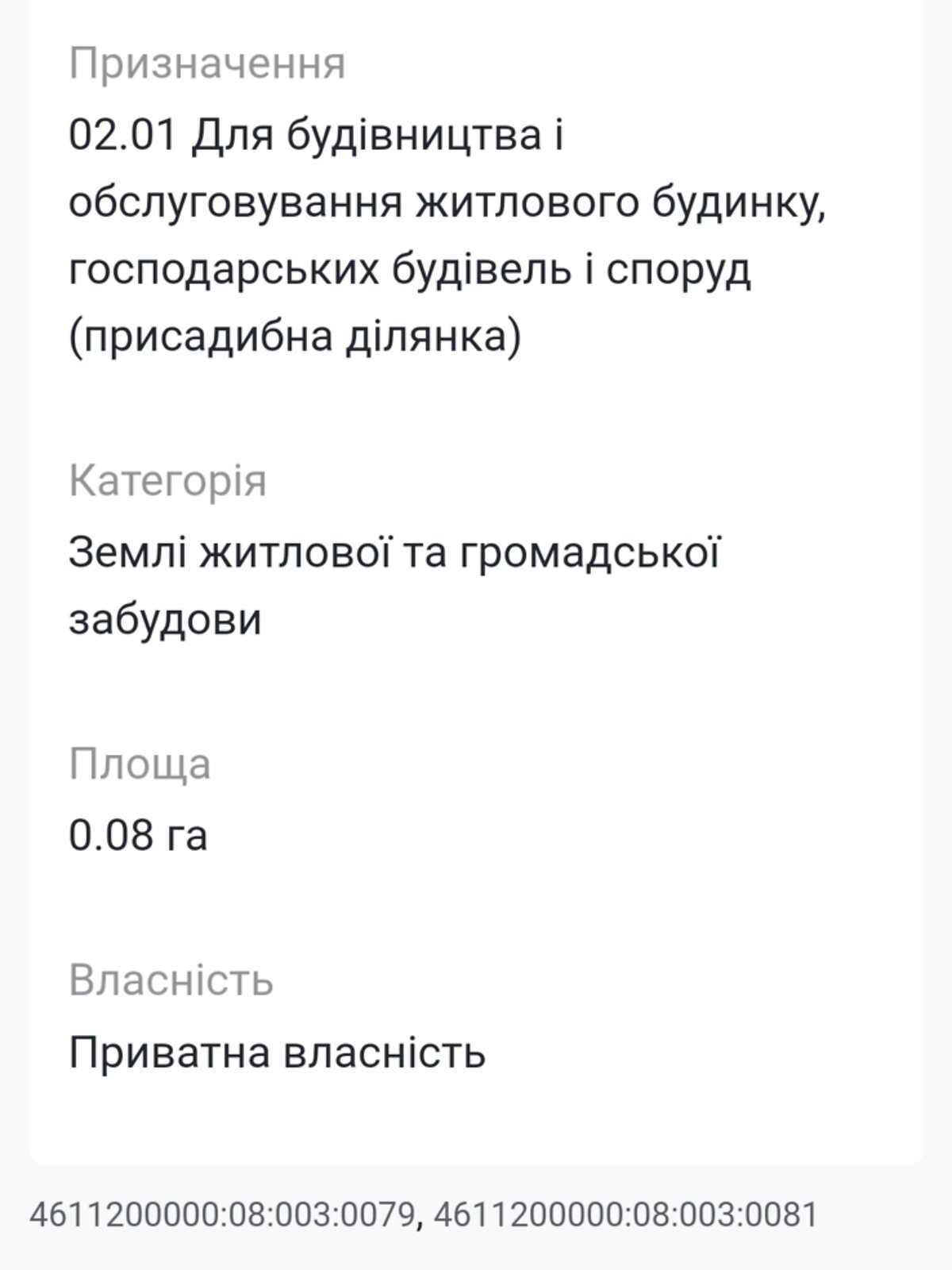 Земля под жилую застройку в Стрые, район Дубрава, площадь 8 соток фото 1