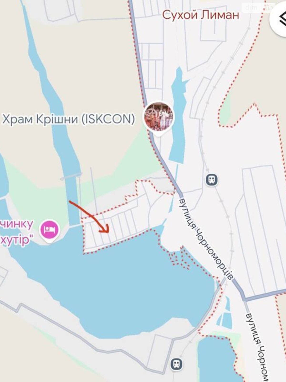 Земельный участок под жилую застройку в Сухом Лимане, площадь 6 соток фото 1 Земельный участок под жилую застройку в Сухом Лимане, площадь 6 соток фото 1