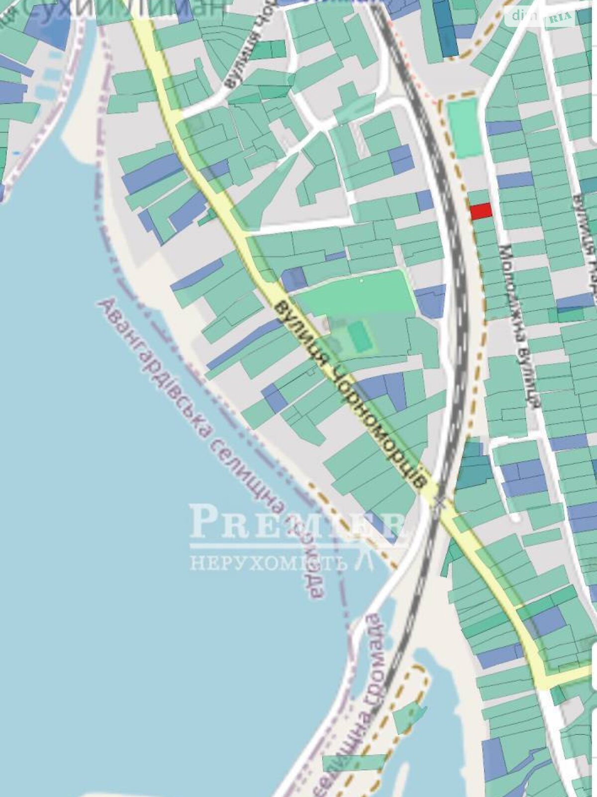 Земельна ділянка під житлову забудову в Сухому Лимані, площа 6 соток фото 1