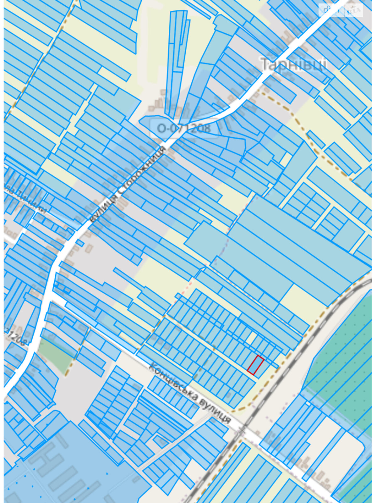 Земельный участок под жилую застройку в Тарновцах, площадь 10 соток фото 1