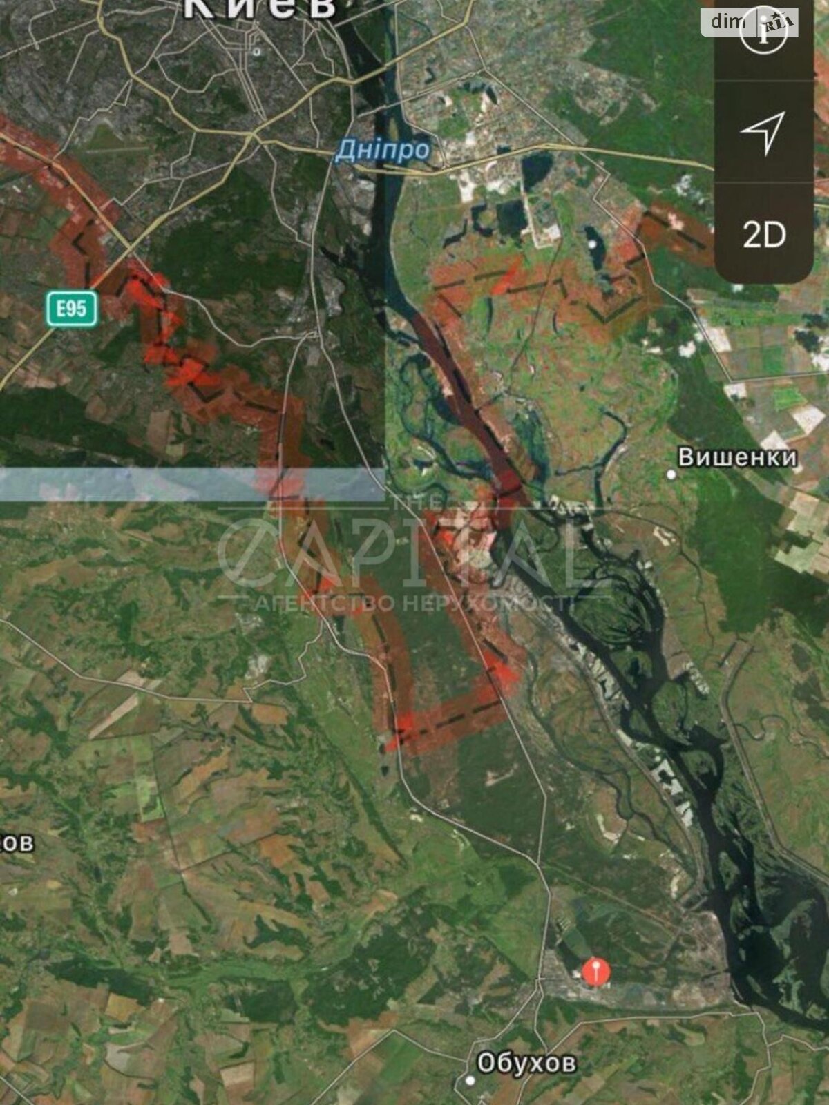 Земельна ділянка під житлову забудову в Таценки, площа 108 соток фото 1