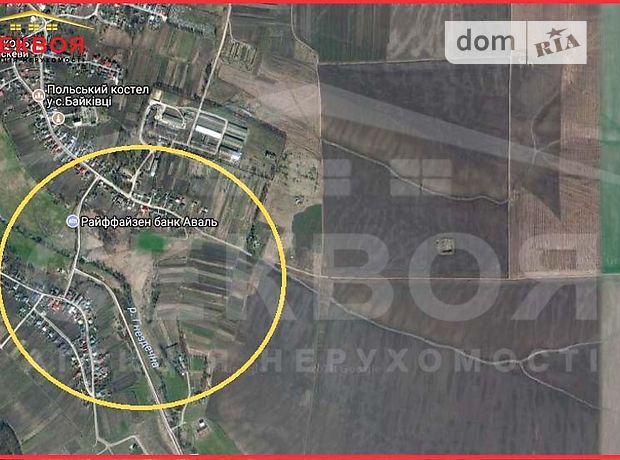 Продаж ділянки під житлову забудову, Тернопіль, р‑н. Байківці Продаж ділянки під житлову забудову, Тернопіль, р‑н. Байківці