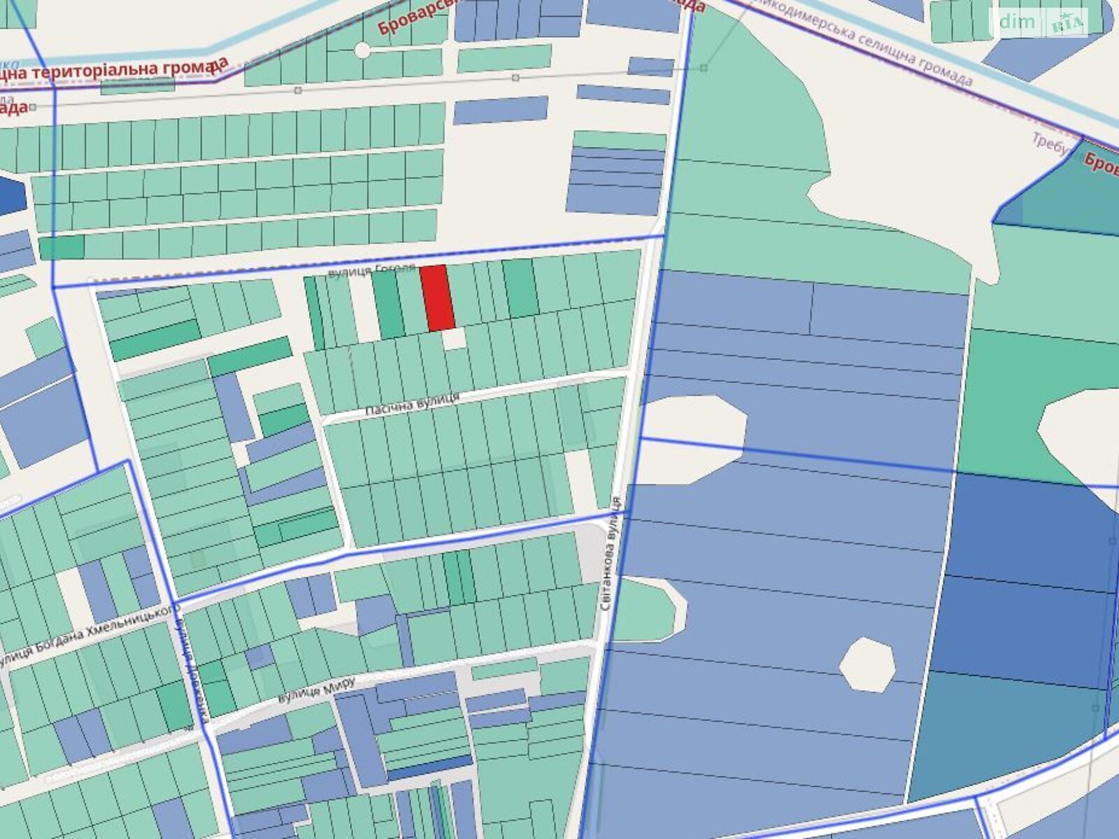 Земельный участок под жилую застройку в Требухове, площадь 20.05 сотки фото 1 Земельный участок под жилую застройку в Требухове, площадь 20.05 сотки фото 1