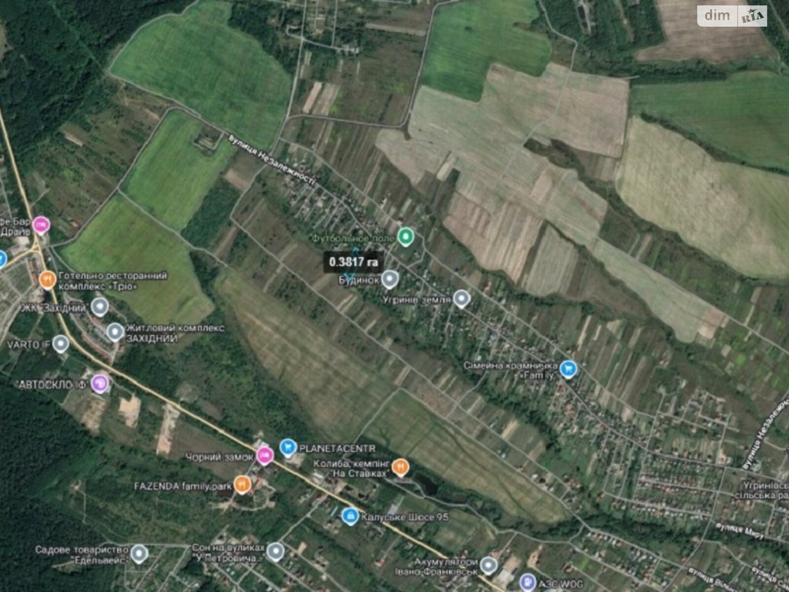 Земельный участок под жилую застройку в Угринове, площадь 38 соток фото 1 Земельный участок под жилую застройку в Угринове, площадь 38 соток фото 1