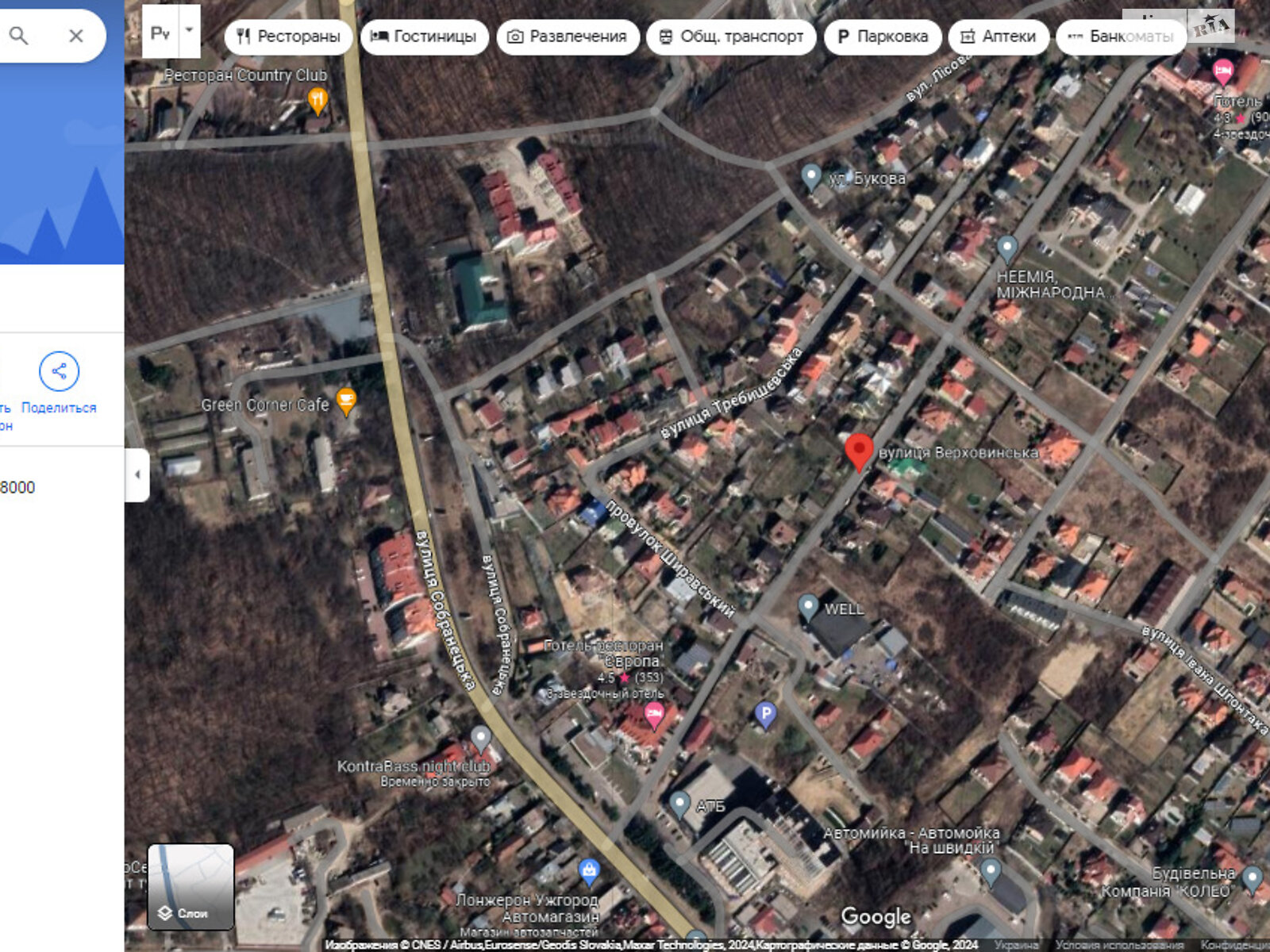 Земля под жилую застройку в Ужгороде, район Червеница, площадь 0.9 Га фото 1