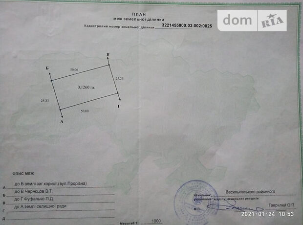 Земля под жилую застройку в селе Калиновка, площадь 12 соток фото 1 Земля под жилую застройку в селе Калиновка, площадь 12 соток фото 1