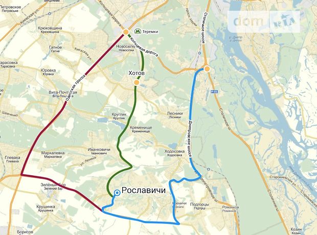 Земля под жилую застройку в селе Рославичи, площадь 400 соток фото 1 Земля под жилую застройку в селе Рославичи, площадь 400 соток фото 1