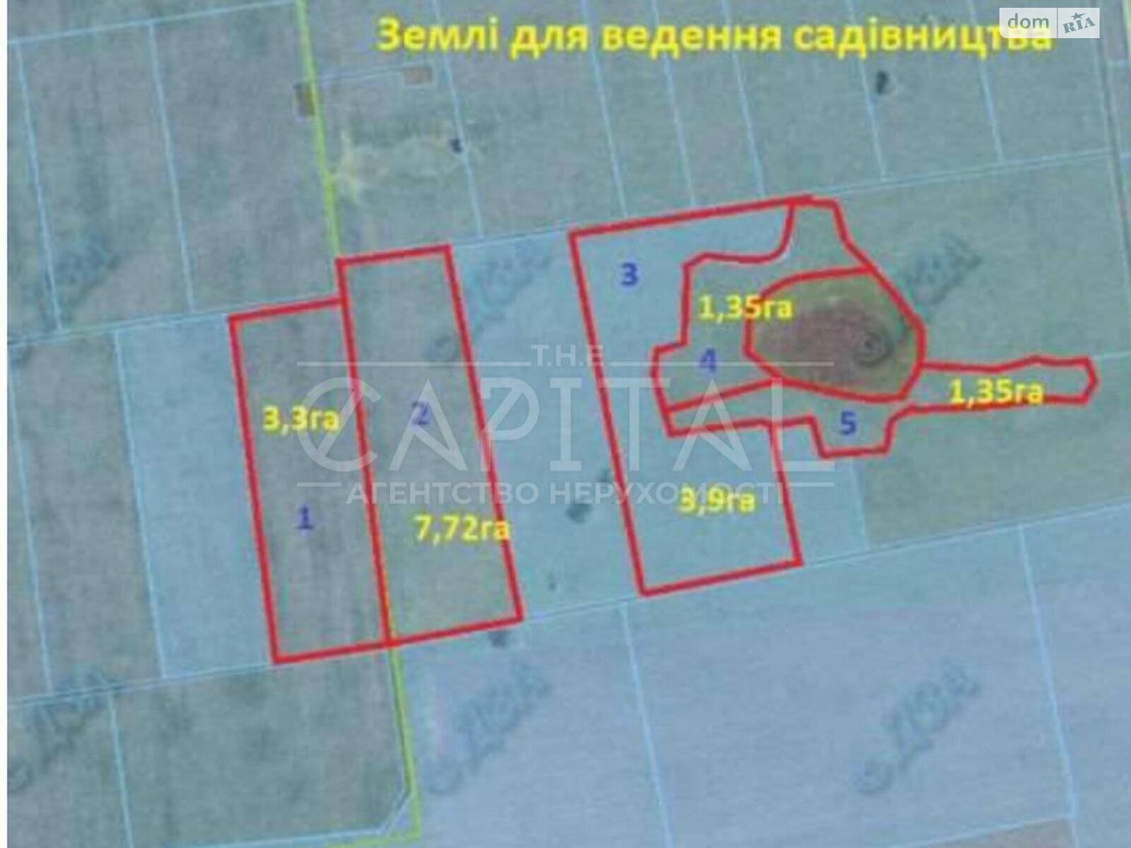 Земельный участок под жилую застройку в Великой Бугаевке, площадь 1762 сотки фото 1