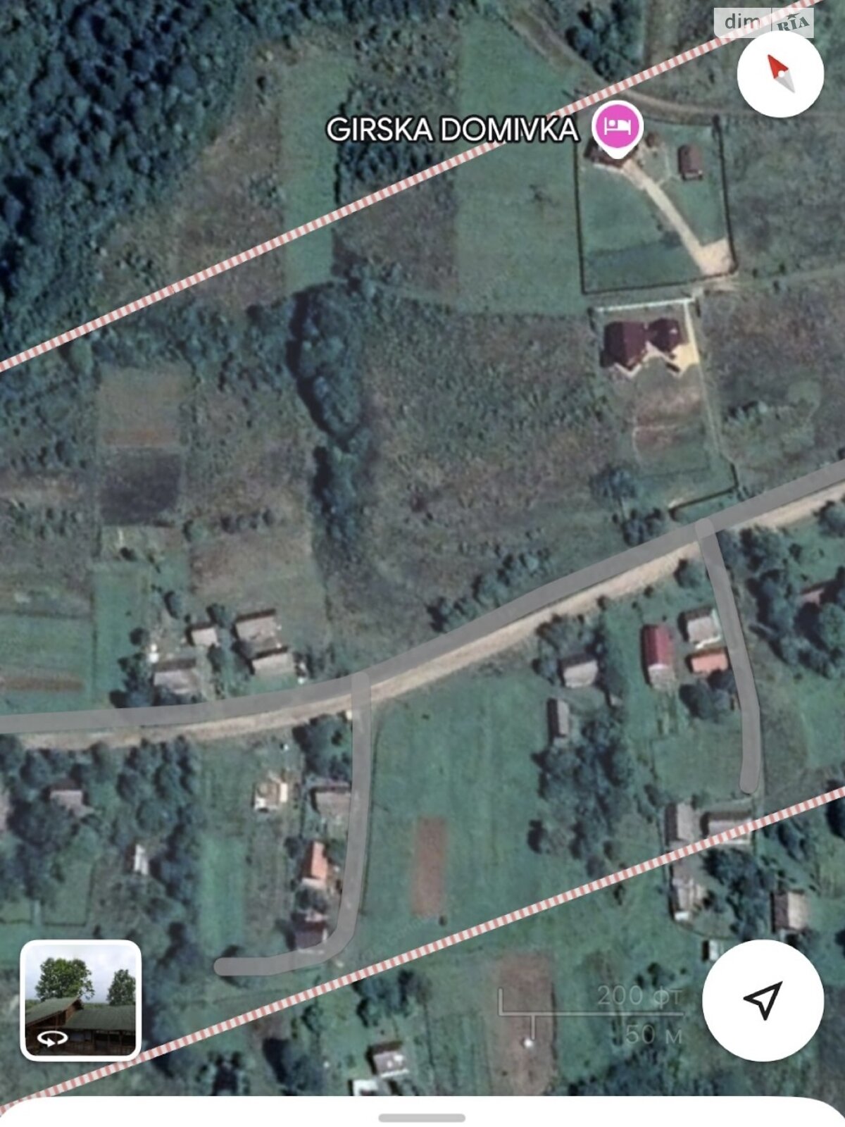 Земельный участок под жилую застройку в Великой Волосянке, площадь 25 соток фото 1 Земельный участок под жилую застройку в Великой Волосянке, площадь 25 соток фото 1