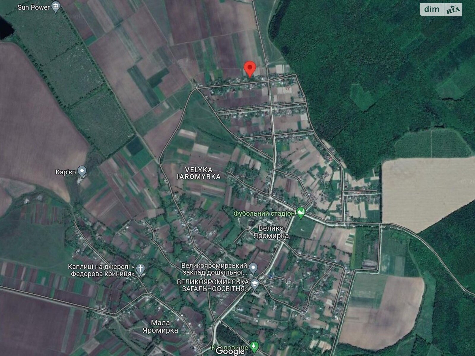 Земельна ділянка під житлову забудову в Великій Яромирці, площа 37 соток фото 1 Земельна ділянка під житлову забудову в Великій Яромирці, площа 37 соток фото 1