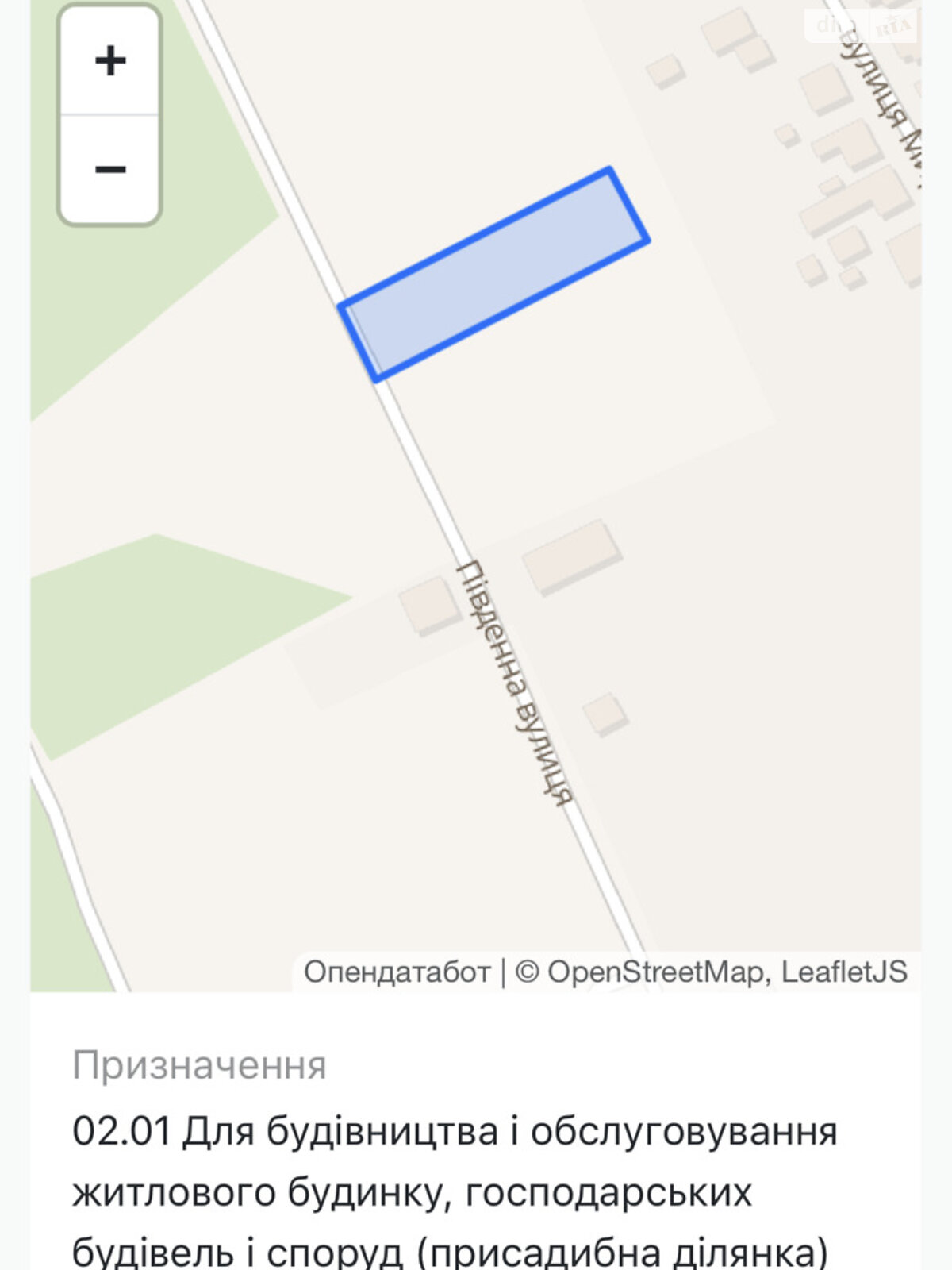 Земельный участок под жилую застройку в Великих Геивцах, площадь 23.57 сотки фото 1 Земельный участок под жилую застройку в Великих Геивцах, площадь 23.57 сотки фото 1