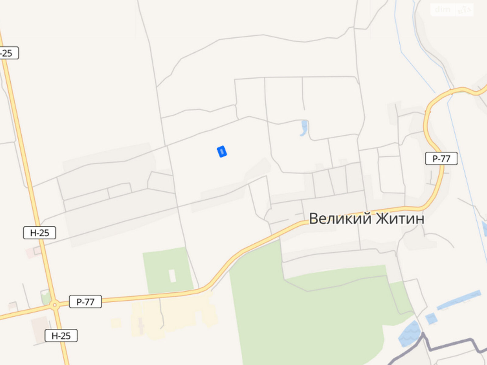 Земельна ділянка під житлову забудову в Великому Житині, площа 14.94 сотки фото 1 Земельна ділянка під житлову забудову в Великому Житині, площа 14.94 сотки фото 1