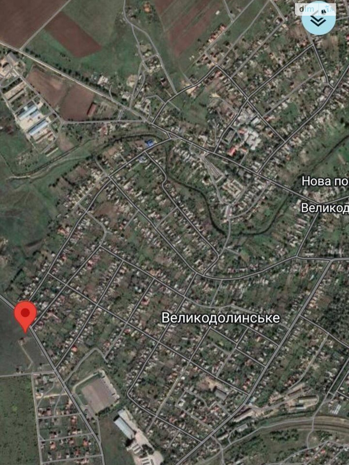 Земельный участок под жилую застройку в Великодолинском, площадь 7 соток фото 1