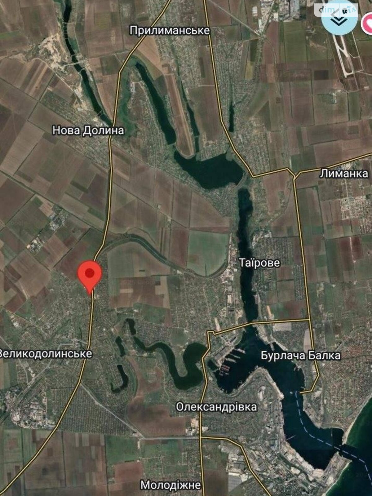 Земельна ділянка під житлову забудову в Великодолинському, площа 6 соток фото 1 Земельна ділянка під житлову забудову в Великодолинському, площа 6 соток фото 1