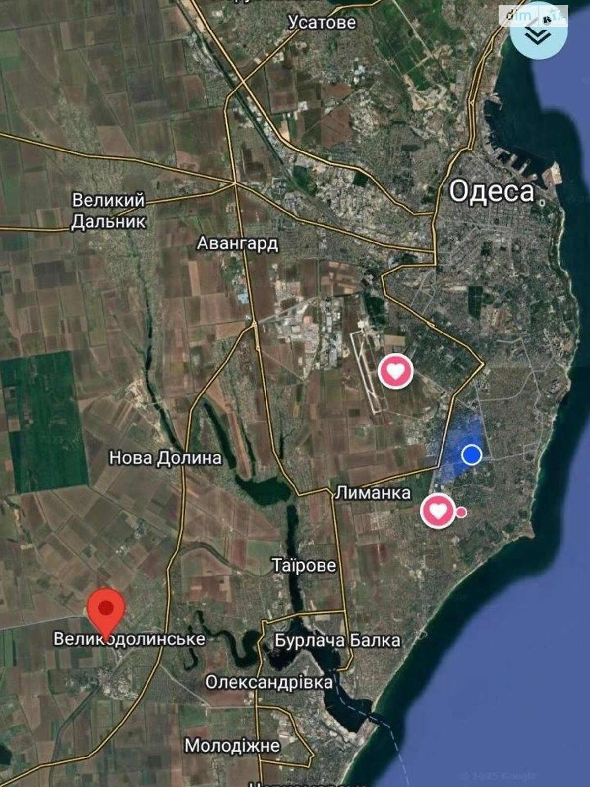 Земельный участок под жилую застройку в Великодолинском, площадь 7 соток фото 1