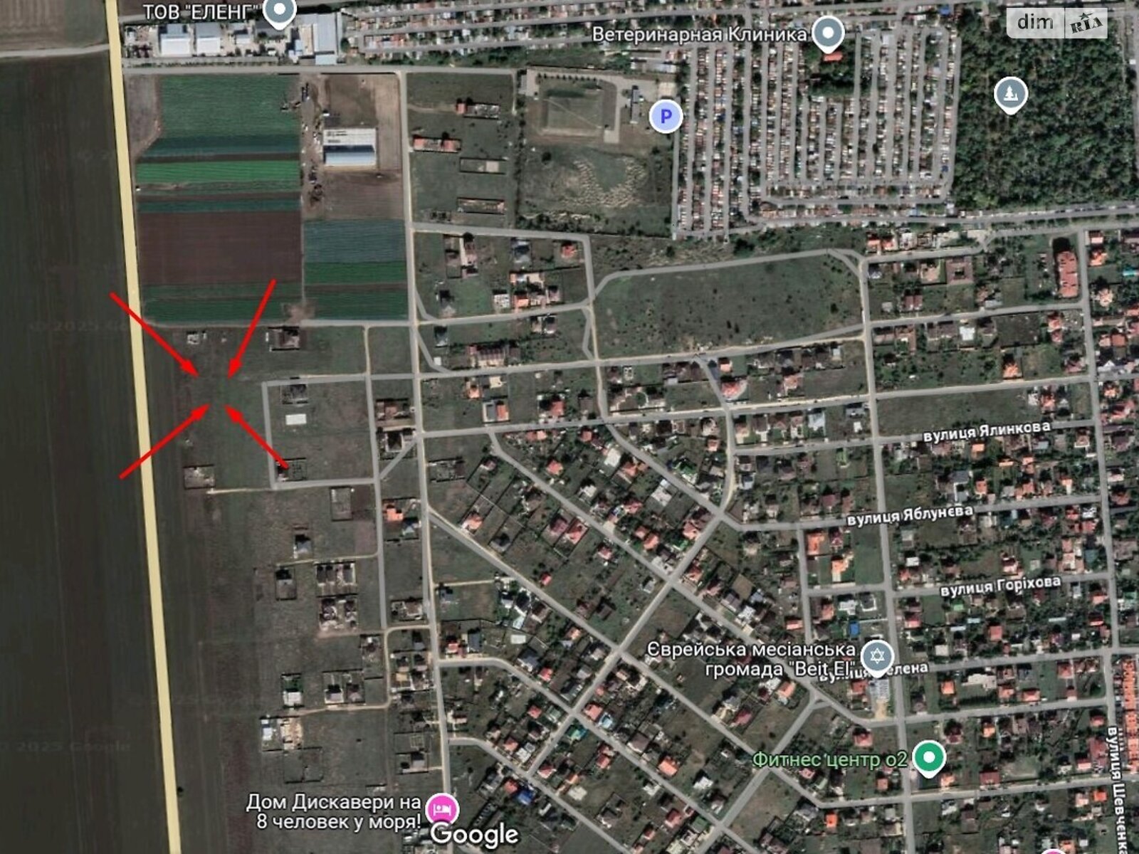 Земельна ділянка під житлову забудову в Великодолинському, площа 9 соток фото 1 Земельна ділянка під житлову забудову в Великодолинському, площа 9 соток фото 1