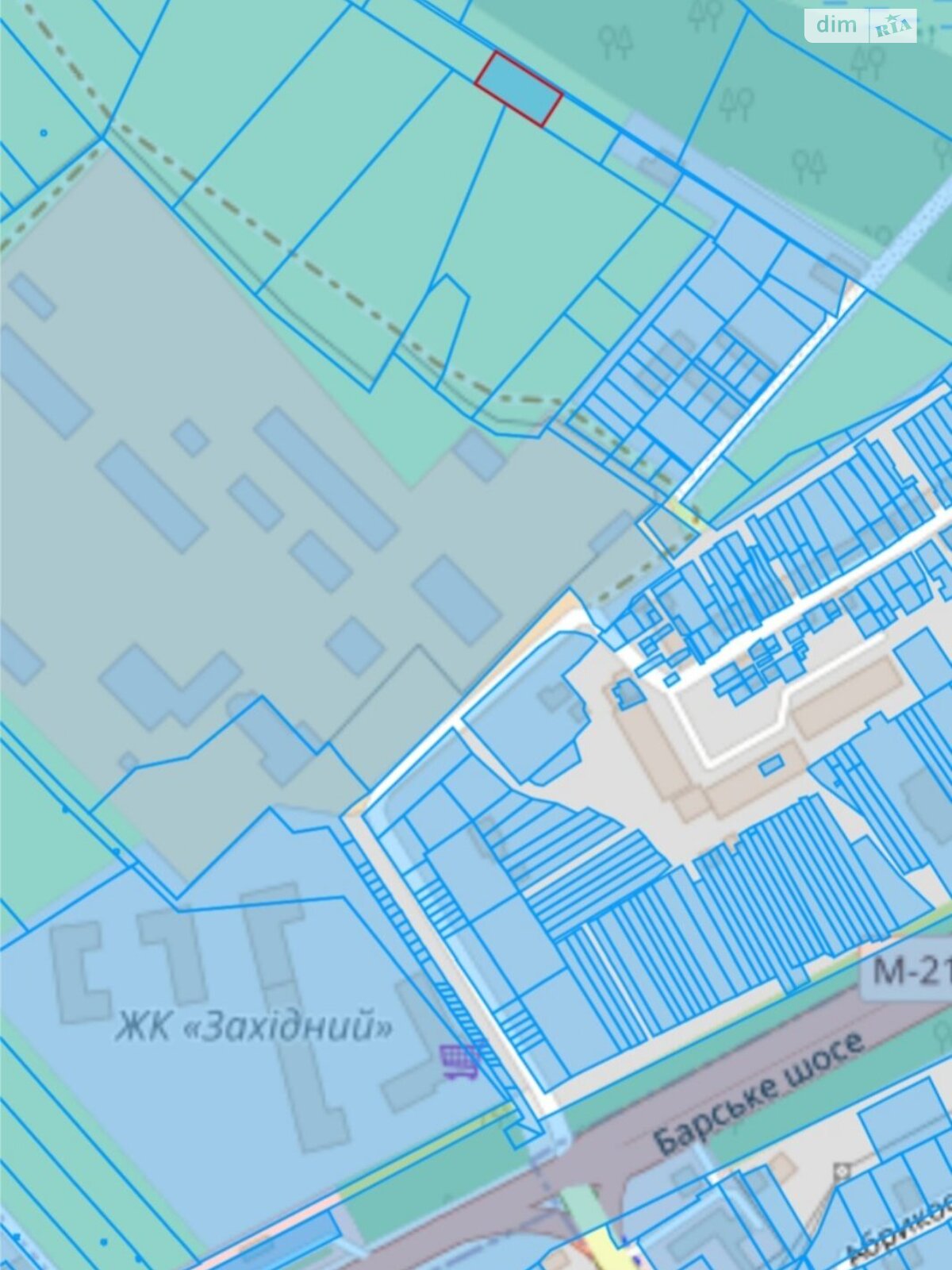 Земля под жилую застройку в Виннице, район Барское шоссе, площадь 6.21 сотки фото 1