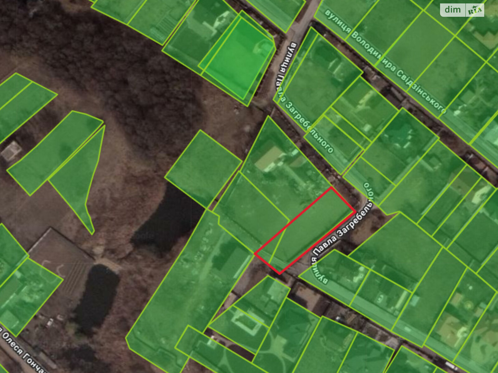 Земля під житлову забудову в Вінниці, район Гніванське шосе, площа 20 соток фото 1